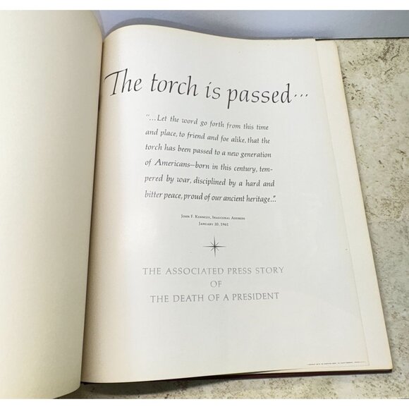 The Torch Is Passed 1963 JFK Associated Press Story Of The Death Of A President - Picture 2 of 12